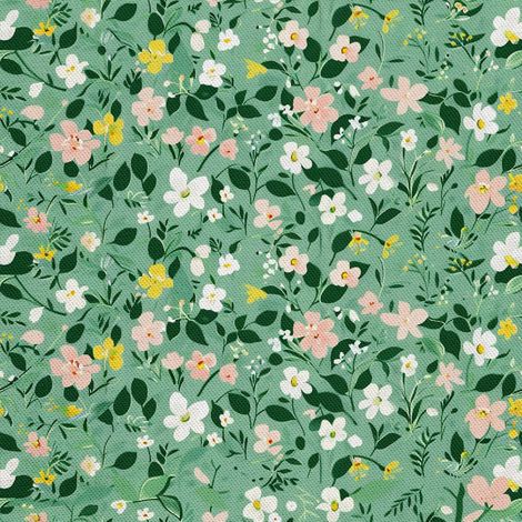 Tela decorativa para exteriores Oxford - Motivo primaveral I DX7574 (1/5)