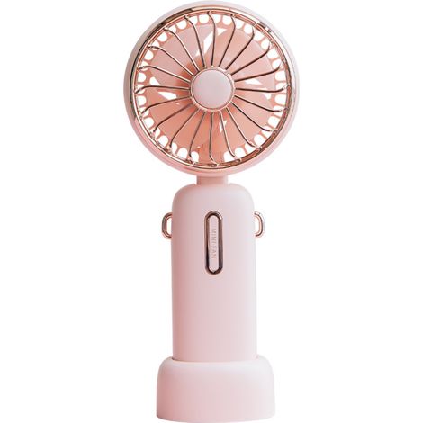 Ventilador USB - 3 Velocidades - Batería Recargable 4800 mAh - Ajuste de Ángulo 90° - Silencioso - Para Escritorio Hogar Oficina (1/5)