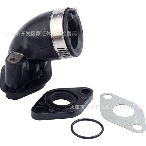 Joint de collecteur d'admission de carburateur pour scooter GY6 50/80CC (réf. 139QMB) (1/4)
