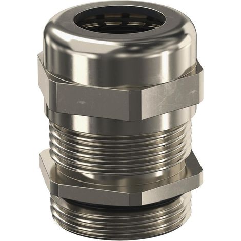 OBO Bettermann Racor de cable M25 Latón niquelado, 2086036