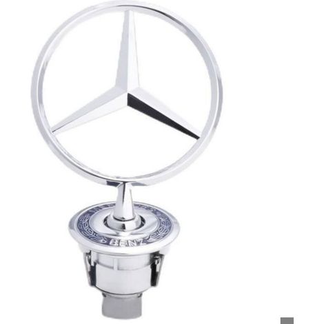 Badge Capot Avant - 44 mm - Compatible Mercedes-Benz W210 W221 - Unité (1/2)