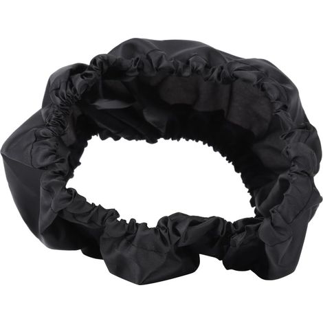 Housse Protection Anti-Poussière, Couvertures de protection des roues 4 Housse de Pluie de Enfant Bébé Poussette Landau Poussette étanche protection UV Accessoires (Noir)(S), (1/4)