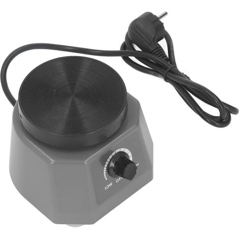Agitateur de laboratoire rond 4 pouces pour plâtre dentaire, machine vibrante à plaque oscillante, équipement dentaire de mixage, prise EU 220V (1/5)