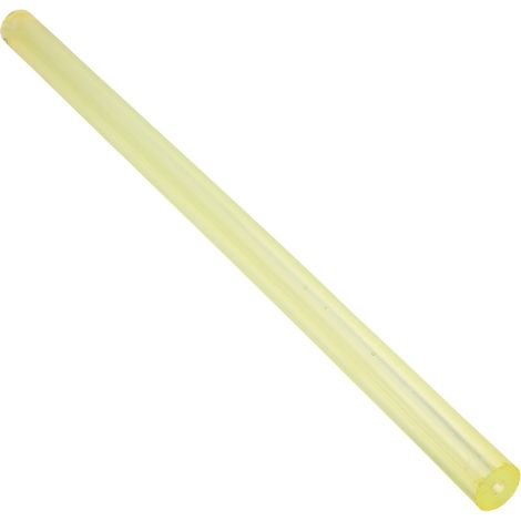 Hochwertiger gelber Polyurethan-Hohlrundstab (PU), 25 mm Außendurchmesser, 8 mm Innendurchmesser, 500 mm Länge (1/5)