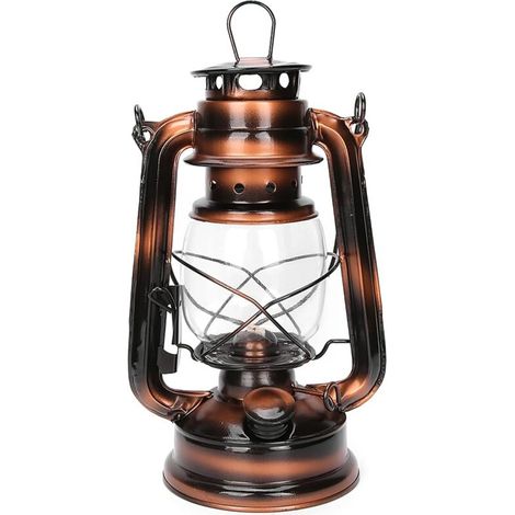 Vintage-Petroleumlampe, Beleuchtung für Bars und Gasthäuser im Freien, Scheunenlampe für die Heimdekoration (Vintage-Farbe) (1/4)