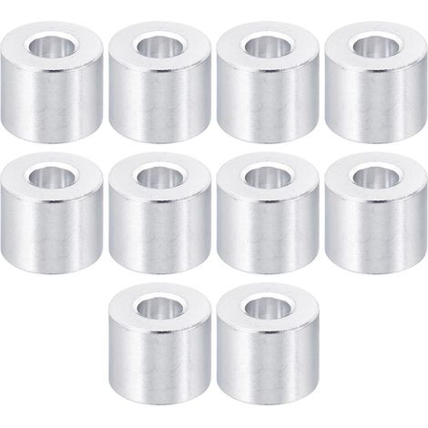 10pcs Rondelle Métal Entretoise Aluminium M5 Rondelles Plate 5.2mm (1/5)