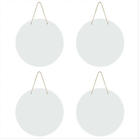 Lot de 4 panneaux de porte ronds à sublimer (1/5)
