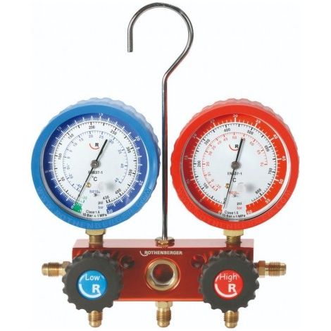 ROTHENBERGER 170607 - Kit manometrico 2 vias 3 man r410a
