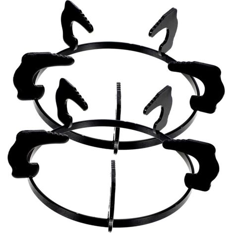Bardusch-2 pièces support poêle antidérapant gazinière anneaux stables wok casseroles cuisine sûrs durables(20cm) (1/4)