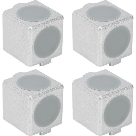 Connecteurs D Angle En Alliage De Zinc Pour Profiles Aluminium 20mm - Accessoires Industriels Robustes - Compatible 2020 3030 4040 - Lot De 4 Pieces (1/5)