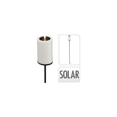 Lampada progarden solar torch light LED bianco caldo 50 cm