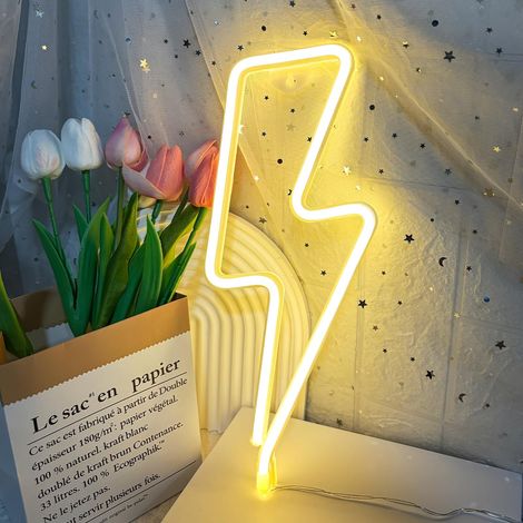 Lampe Néon LED Planète Saturne Éclairage Mural Décoratif Rose Design Moderne Idéal pour Chambre et Salon (1/5)
