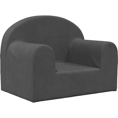 Canapé pour enfants,Sofa pour Salon,Banquette anthracite peluche douce CDS68975 (1/5)