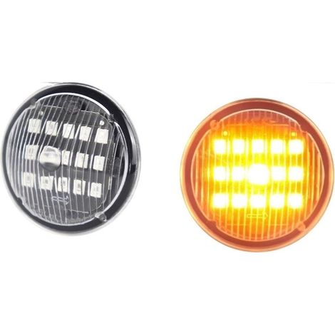 Clignotants LED 2 Pièces Dynamique Ambre Feux Position Latéraux (1/5)