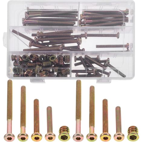 Kits d'inserts filetés Cabilock pour meubles et projets de
