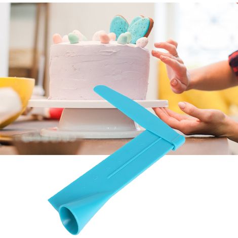 Racloir à beurre monobloc à hauteur réglable pour fondant et gâteau, avec règle graduée 57076-1 vert (1/5)