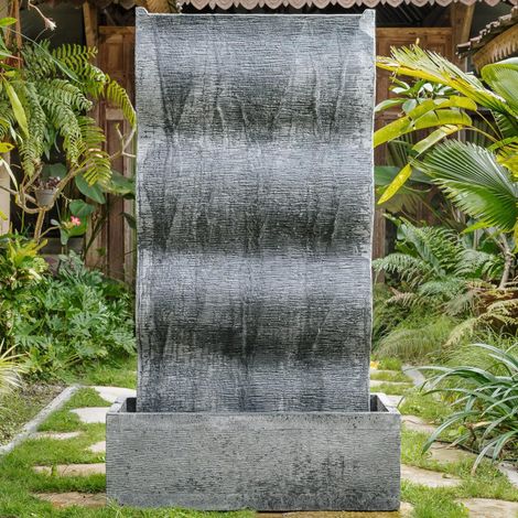 Pared de agua contemporánea onda 155cm