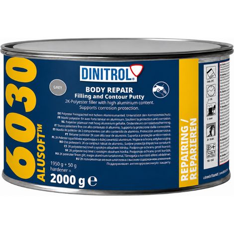 Mastic Polyester Aluminium D-6030 Aluminium Soft pour Carrosserie (1/3)