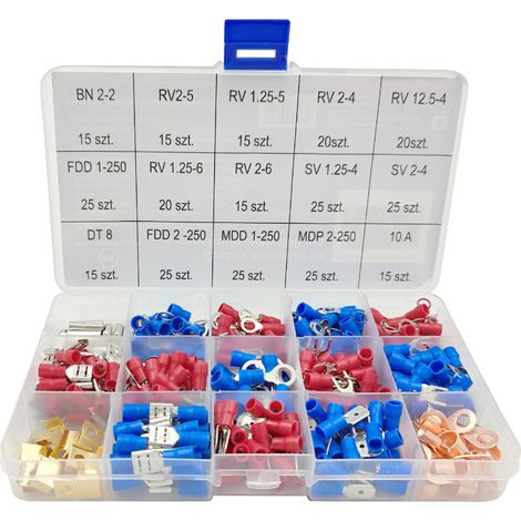 Lot de 300 connecteurs automobiles isolés, 15 types, Falon-Tech