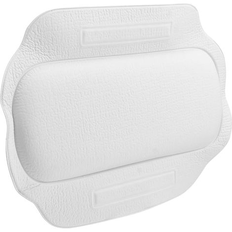 JSSEVN-De Bain pour Baignoire Coussin De Baignoire pour Le Cou Support De Tête Oreiller Compensé Bain De Luxe Ménage Blanche PVC Tapis De Bain (1/5)