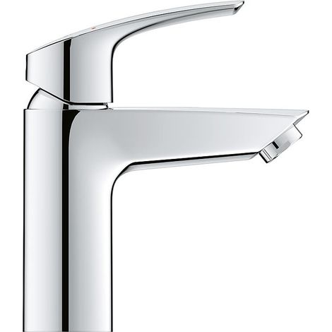 Mitigeur de lavabo Grohe Eurosmart S-Size, chromé Hauteur 169 mm, avec écoulement Push-Open et protection thermique contre les brûlures