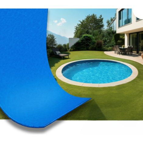 Rivestimento per piscina tonda da 360 cm con H150 cm Blu 0,8 mm