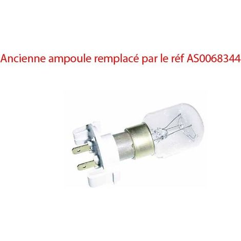 Ampoule micro-ondes 25 W – Dimensions 76 x 7882 mm – Compatible avec modèles Brandt, Fagor, De Dietrich – Remplacement d'origine (1/3)