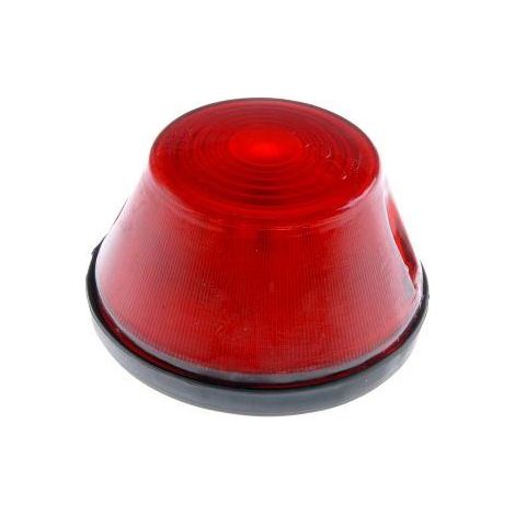 Luz de posición redonda, 12/24V roja, de rosca Waś 1400690210