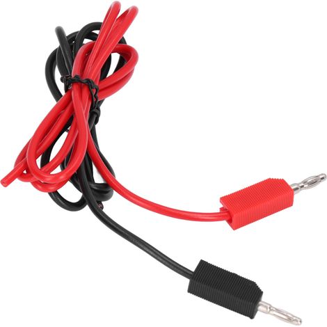 Cordon de mesure banane 4mm en laiton et PE pour multimètre, test électrique et batteries de camion (1/5)