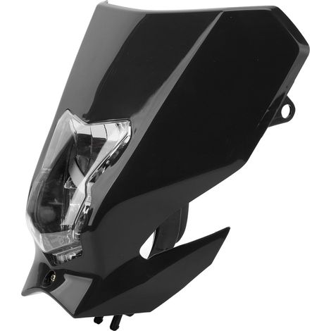 12-V-Motorradscheinwerfer, ultrahell, multifunktional, verstellbar, wasserdicht, Frontscheinwerfer für CRF450L und CRF450XR, Schwarz (1/5)