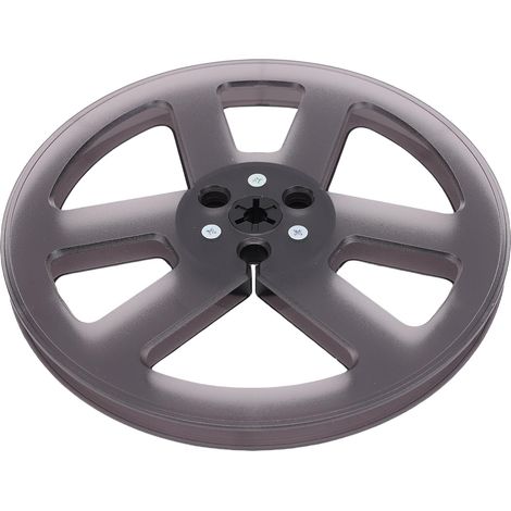 Bobine réceptrice 7 pouces haute dureté 6 trous, bride NAB, vide, pour enregistrement sonore, compatible ReVox et Studer, grise. (1/5)