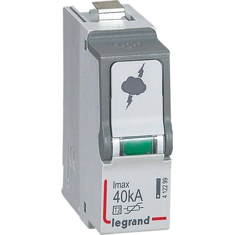 Cassette de remplacement pour parafoudre basse tension typeT2 Imax 40kA (1/2)