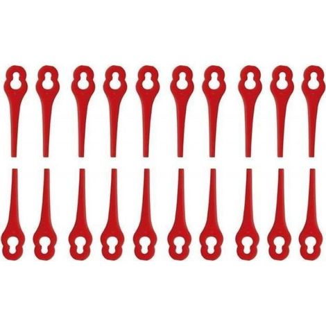 Lames en plastique - Florabest - FRTA 20 A1/18B2/18B3 - 100 pièces - Rouge (1/4)