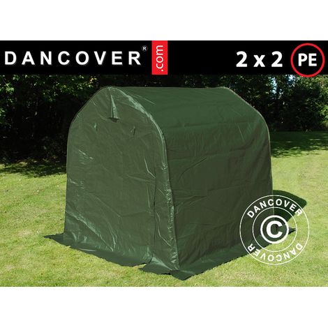 Storage tent PRO 2x2x2 m PE, Green - Dancover