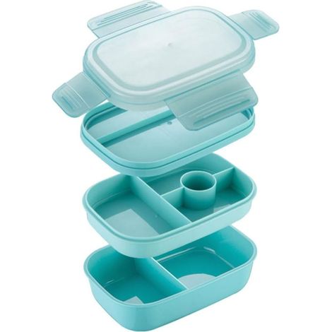 Boîte à lunch Bento double couche Sosoport pour adultes (1/5)