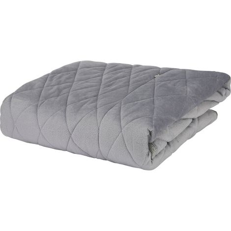 Rubberskin Couverture Chauffante Électrique 140x100cm Gris Avec 3 Niveaux de Température,pour bureau à domicile Couverture chauffante (1/4)