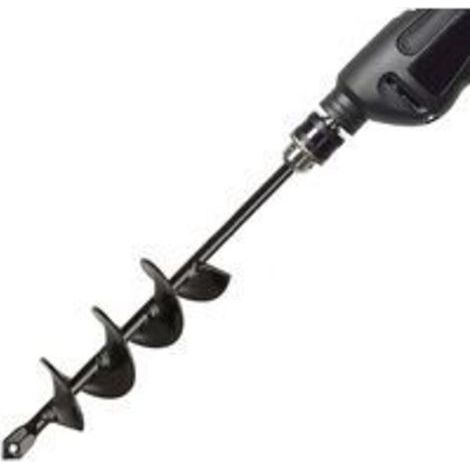 Garden Auger, Spiral Drill, Garden Tool for Planting Trees/Shrubs/Rotary Drill/Planting Auger – 4 x 22 cm