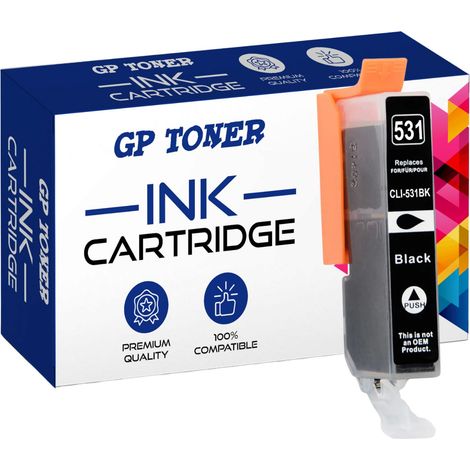 Cartouche d'encre noire pour Canon 531XL GP-C531XL noire (1/5)