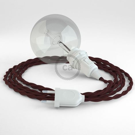 Lampe suspension Creative Cables tm19 câble effet soie 3m (1/5)