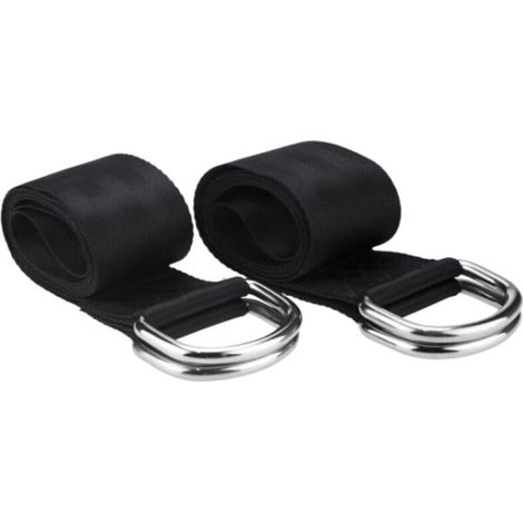 Sangle pour hamac 150 x 2, fixation pour hamac avec 2 crochets de sécurité et anneaux en D pour la fixation d'une balançoire, d'un hamac, d'un siège de camping ou suspendu, poids 550 kg (1/5)
