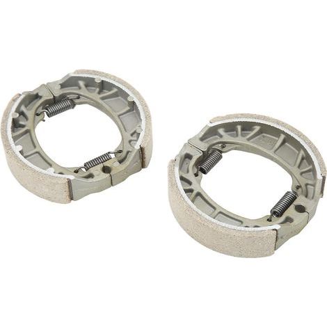 2 plaquettes de frein à tambour pour mini-moto, 105 mm, compatibles avec les moteurs Warrior 5,5 CV et 6,5 CV. (1/5)