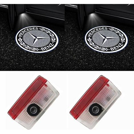 2 projecteurs de logo LED pour portières de voiture Mercedes-Benz Classe GLS/GLC/GLB/GLA/A/B/C/E (1/5)