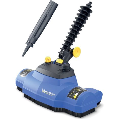 Michelin – Brosse Aqua Sweeper pour nettoyeur haute pression – 3 buses – Réservoir détergent dosage réglable – Modes CLEAN et SWEEP