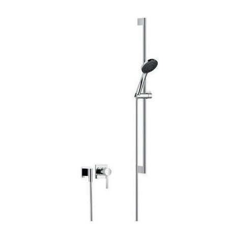 Dornbracht IMO Brause-UP-Einhandbatterie mit Einzelrosetten und Duschgarnitur chrom (1/3)