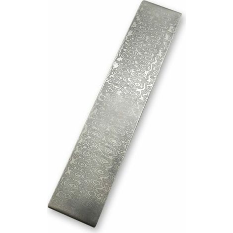 DIY Damas Steel Cutter Making Materials Steel Bar Cutter Blank Blade A été traité thermiquement (1/5)