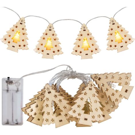 Guirlande Lumineuse, 2 m, Décor Noël, Jardin, Terrasse, Extérieur, Balcon, Mariage, Fête, Patio, Clôture, Intérieur, Chambre, Allée, Sapin, Ambiance Romantique (1/5)