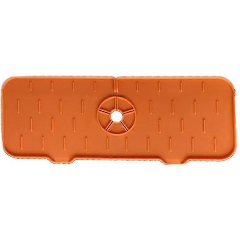 Tapis absorbant pour robinet de cuisine, protection anti-éclaboussures pour évier, protection anti-éclaboussures en silicone pour robinet, protection de comptoir, accessoires de salle de bain et de cu (1/5)
