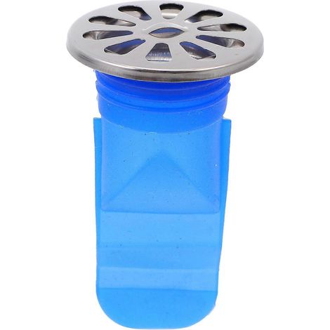 1 noyau de siphon de sol pour cuisine, noyau interne anti-insectes-10.5x5.5cm-Blue (1/3)