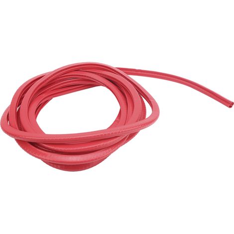 Bande anti-collision universelle pour portières de voiture, protection anti-rayures, adhésif inclus, 5 m, rouge (1/5)