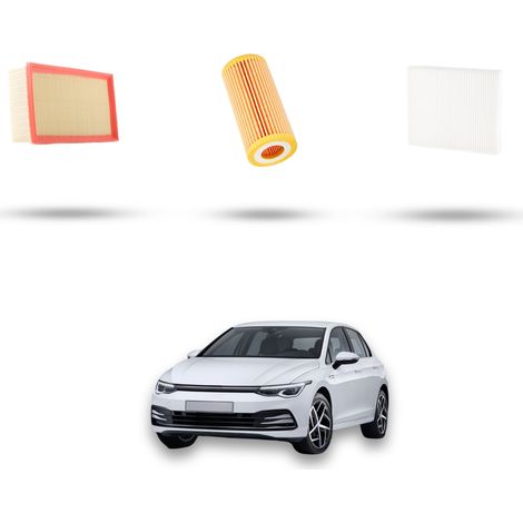 Kit tagliando 3 filtri compatibile con Vw Golf VIII 2.0 GTI 180Kw dal 2020 (1/5)